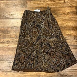 Liz Claiborne Y2K Paisley Skirt
